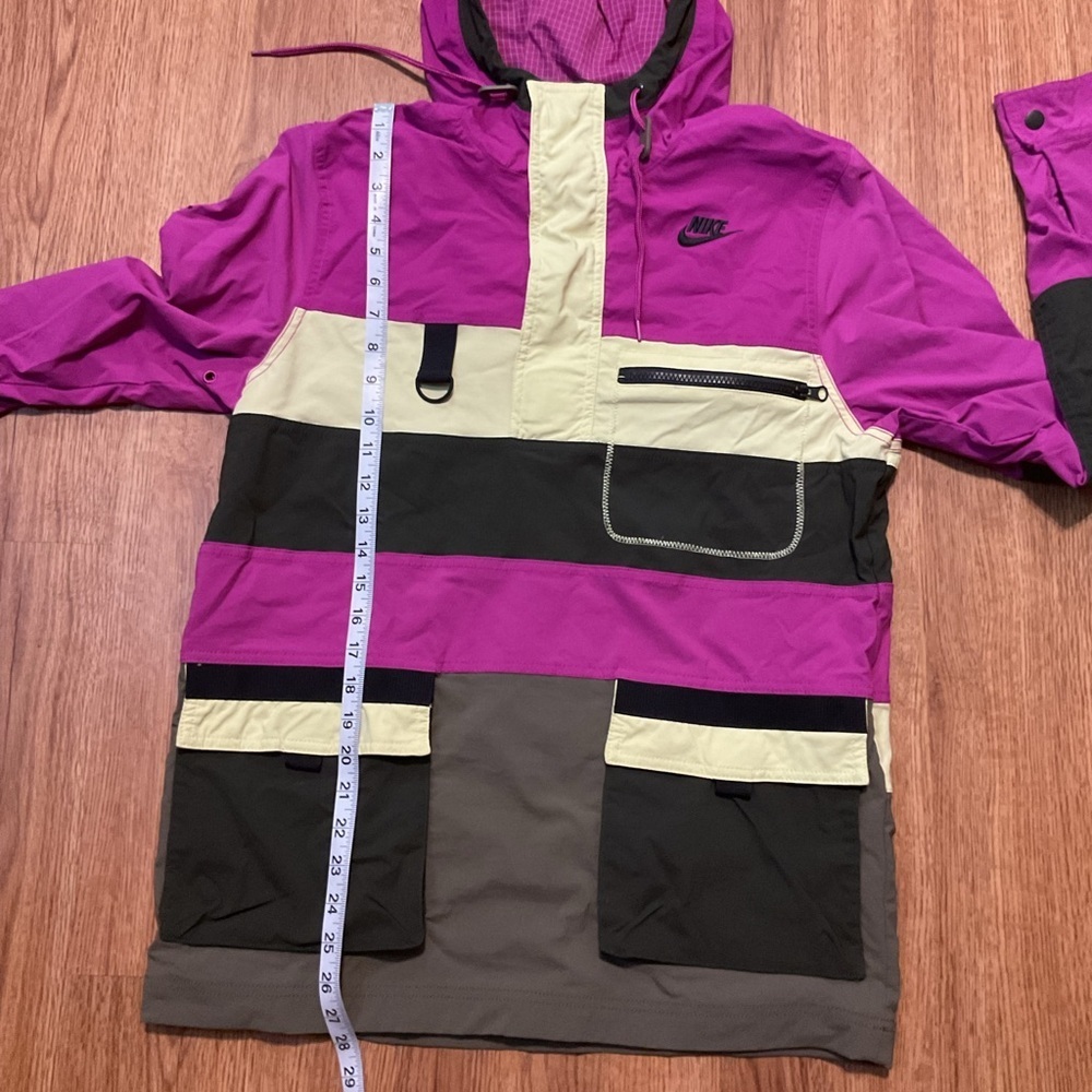 Nike mens DEADSTOCK Sportswear Woven Hooded 1/2 Zip Jacket Raincoat jacket - Picture 10 of 11